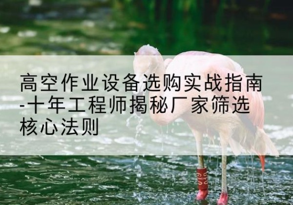 江山剪叉式升降机厂家-高空作业设备选购实战指南-十年工程师揭秘厂家筛选核心法则